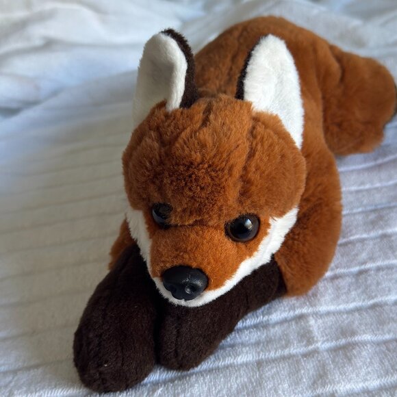 FAO Schwarz Adopt A Pet Red Fox Plush Retired Floppy Woodland Animals HTF 18” - Picture 1 of 8